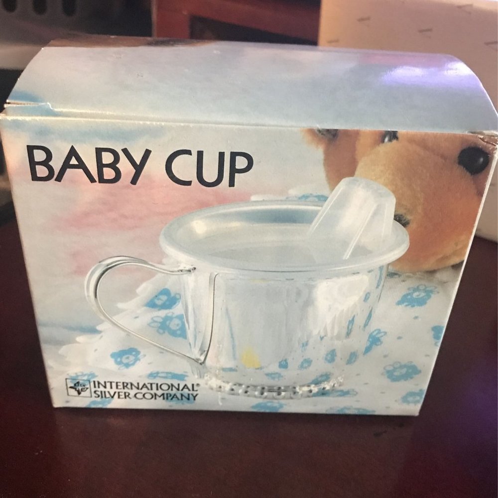 International silver company baby cover silver pla